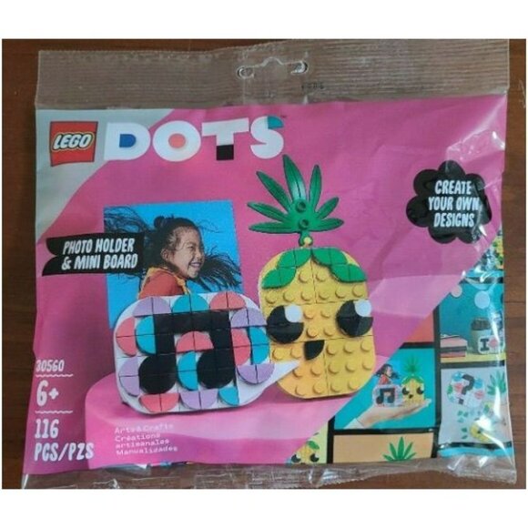 LEGO DOTS Pineapple Photo Holder and Mini Board 5pk - Picture 7 of 10